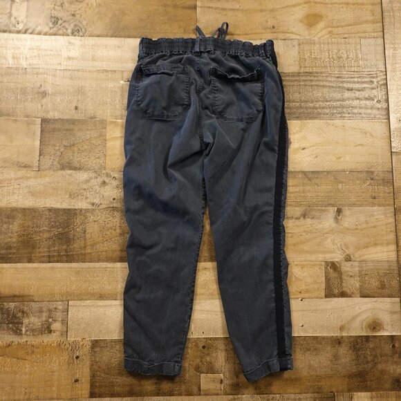 Paige Christy High Rise Crop Pants Women’s 30 Navy Lyocell Stretch - Picture 11 of 14